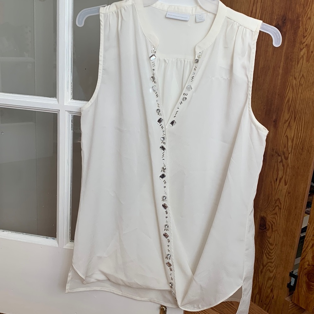 New York and company jeweled top in XS